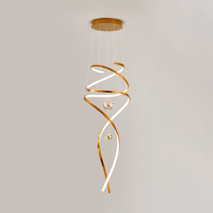 WOMO Spiral Foyer Chandelier-WM2246