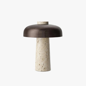 WOMO Mushroom Travertine Table Lamp-WM8027