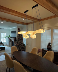 WOMO Infinity Large Alabaster Chandelier-WM2883