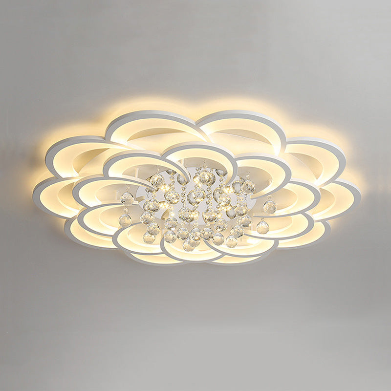 WOMO Big Flower Crystal Ceiling Light-WM1078