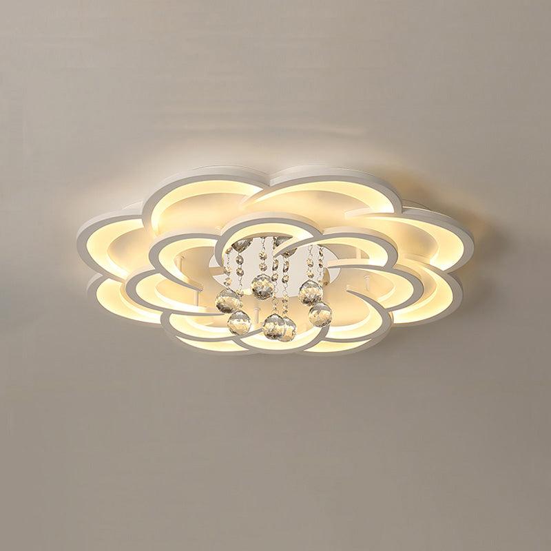 WOMO Big Flower Crystal Ceiling Light-WM1078