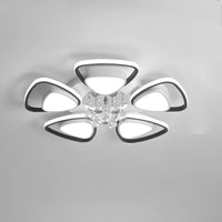 WOMO Big Flower Crystal Flush Mount Ceiling Light-WM1075