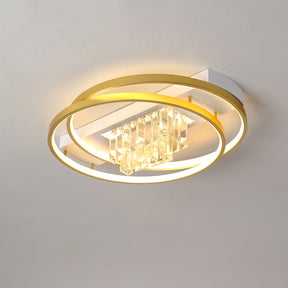 WOMO Crystal Square/Circular LED Ceiling Light-WM1071