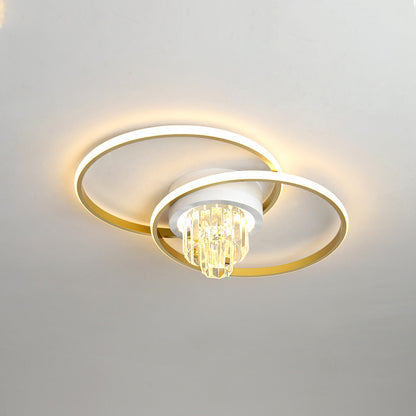 WOMO Crystal Geometric LED Ceiling Light-WM1069