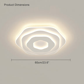 WOMO Hexagon Flush Mount Ceiling Light-WM1041