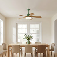 WOMO Nordic Reversible Ceiling Fan with Light-WM5002