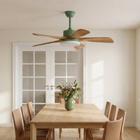 WOMO Nordic Reversible Ceiling Fan with Light-WM5002